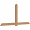 Ekena Millwork Eugene Smooth Timber Gable Bracket, Western Red Cedar, 108"W x 54"H x 3 1/2"D x 5 1/2"F, 12/12 Pitch GBW108X54X0406EUG00SWR - alternate 5